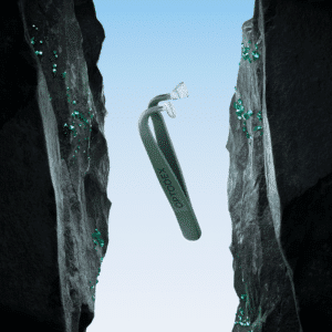 Optodex Y-tip applicator overlain on blue sky